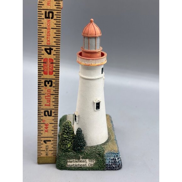 Vtg 1999 Geo Z. Lefton Marblehead Lighthouse Figurine - Picture 6 of 6